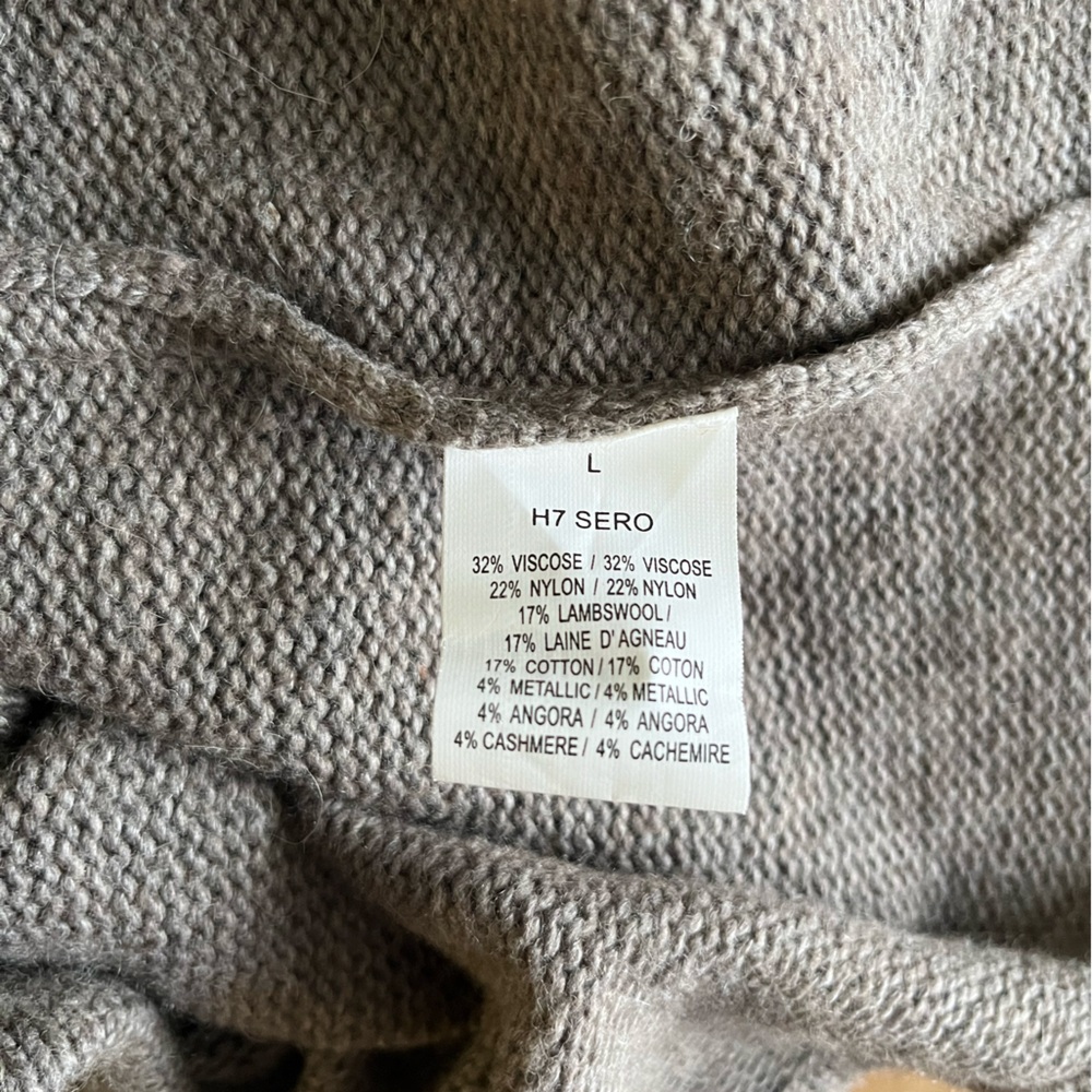 Manoush ANTHROPOLOGIE Sequined Knit Sweater Dress Lambswool Women’s Large - Picture 8 of 8